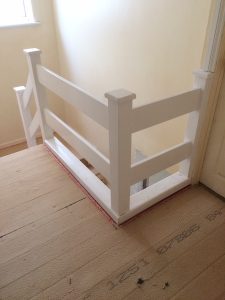 Bay Joinery - Swansea Joinery Service - Stair Refurbishements - White Wooden Stairs 3