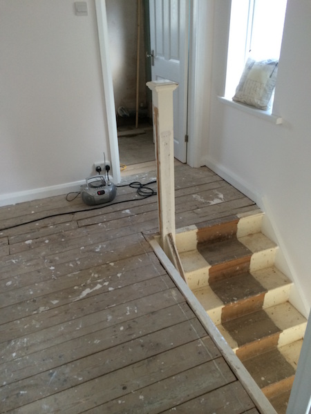 Bay Joinery - Swansea Joinery Service - Stair Refurbishements - Wood and Glass Balustrading 1