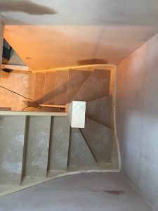 Bay Joinery - Swansea Joinery Service - Stairs - Light Wood Stairs Process 3